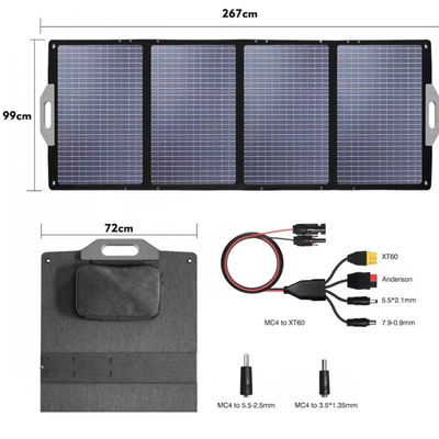 Coperta solare pieghevole portatile 400W IP67 impermeabile per centrale elettrica