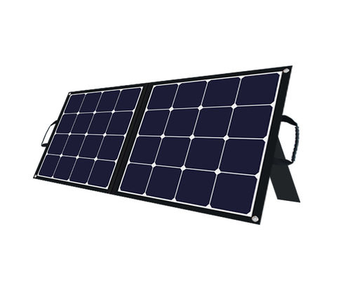 Modulo solare portatile all'aperto pannello solare pieghevole da 24V a 100w per viaggiare