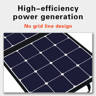 Modulo solare portatile all'aperto pannello solare pieghevole da 24V a 100w per viaggiare