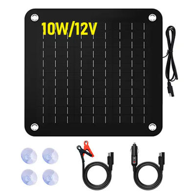 Kit di pannelli di caricabatterie solari monocristallino portatile da 5W per auto