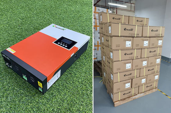 Home Off Grid pannelli solari policristallini con inverter 5.5KW con arancione
