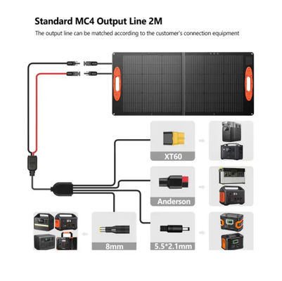 OEM 100w kit pannello solare pieghevole generatore elettrico IP68