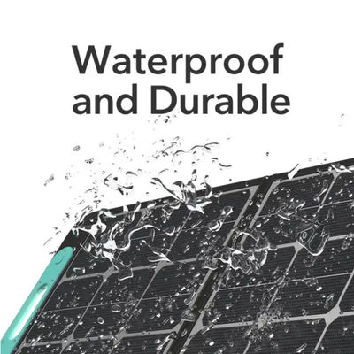 100W pannello solare monocristallino pieghevole impermeabile IP68 per il campeggio a casa