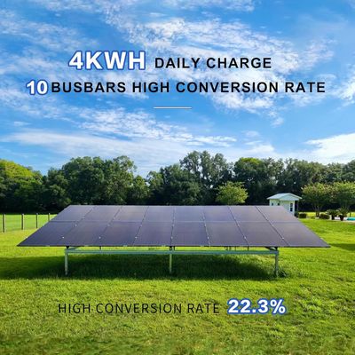 Kit di pannelli fotovoltaici bifaciali monocristallini da 400W 10BB