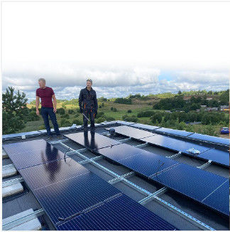 5.5KW/11KW Sistema solare completo fuori rete Sistema di batteria autonomo con bianco
