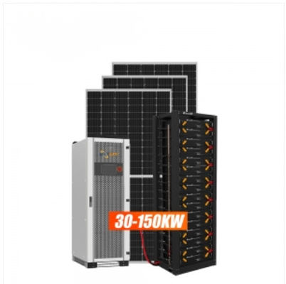 30KW 50KW 100KW Off Grid/Hybrid Solar Power System per il commercio e l'industria