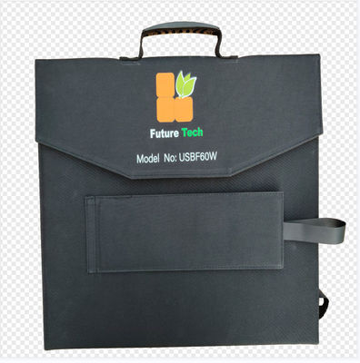 FT60 pannello solare pieghevole 60w caricabatterie copertura impermeabile IP65 con nero