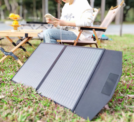 FT60 pannello solare pieghevole 60w caricabatterie copertura impermeabile IP65 con nero