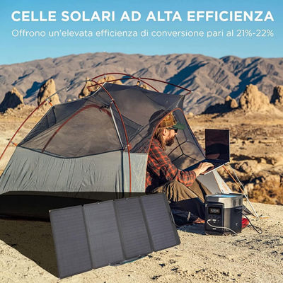 ODM 160W pannelli solari pieghevoli per campeggio Sistema fotovoltaico leggero