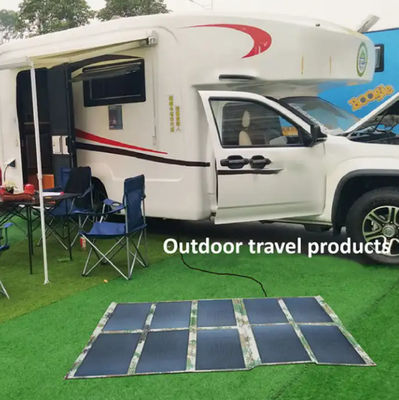 Panel solare pieghevole monocristallino da 200 Watt per campeggio, rimorchio, auto marina