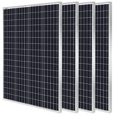 Modulo solare monocristallino impermeabile 100W 12V pannello solare rigido