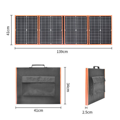 80W pannello solare portatile pieghevole per zaino leggero caricabatterie per esterni