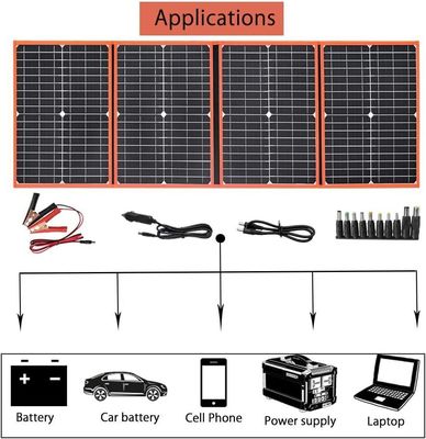 80W pannello solare portatile pieghevole per zaino leggero caricabatterie per esterni
