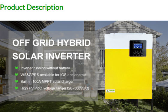 FT3000 Invertitore fuori rete Invertitore solare a onde sinusoidali pure 3KW 110/120VAC con giallo