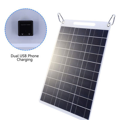 pannello solare portatile policristallino di silicio pieghevole per escursioni modulo solare 30W
