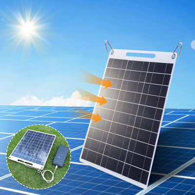 pannello solare portatile policristallino di silicio pieghevole per escursioni modulo solare 30W