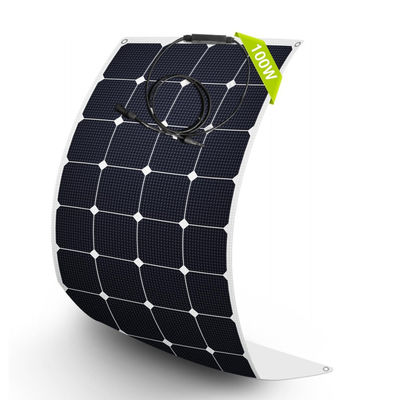 Moduli di pannelli solari monocristallini semiflessibili da 100 W a 12 Volt OEM