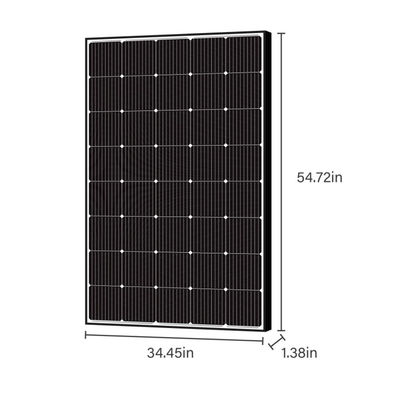 250W 15V pannello solare monocristallino flessibile per RV Marine