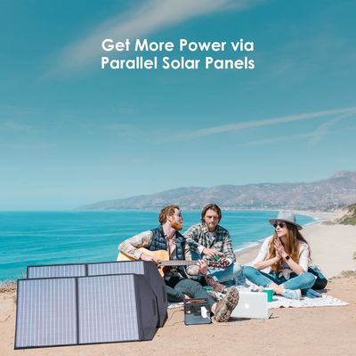 Modulo di pannello solare pieghevole portatile 100W Backpacking ultraleggero