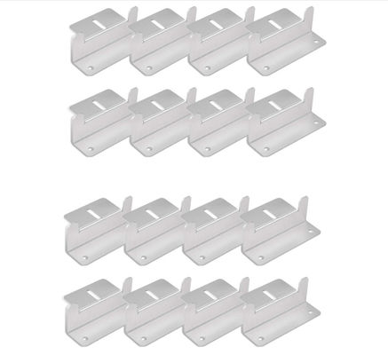 16 unità Campervans Accessori a pannelli solari Kit di supporto per il tetto di piastrelle