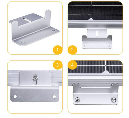 16 unità Campervans Accessori a pannelli solari Kit di supporto per il tetto di piastrelle