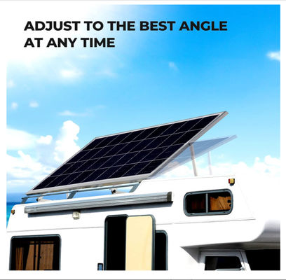 28in Adjustable Solar Panel Accessories Tilt Mount Brackets con gambe pieghevoli
