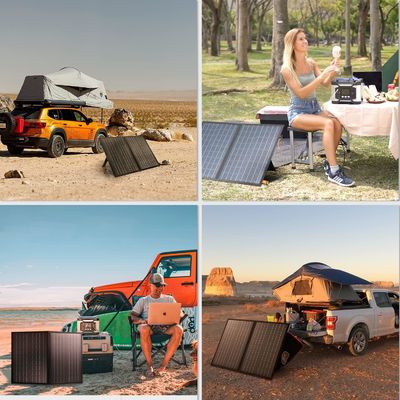 100W Off Grid Pieghevole Caricabatterie Portatile Kit pannello solare per il campeggio