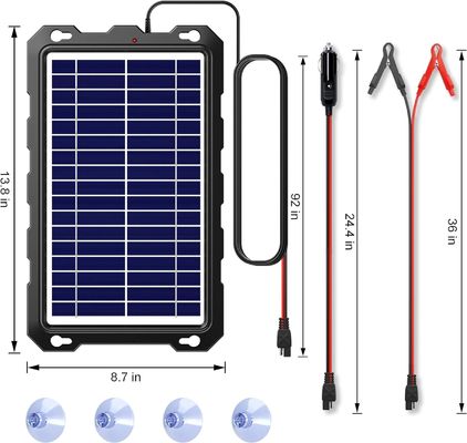 7.5W caricabatterie portatili RV solare caricabatterie per auto solare mantenitore 12V