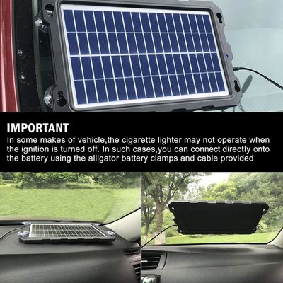 7.5W caricabatterie portatili RV solare caricabatterie per auto solare mantenitore 12V