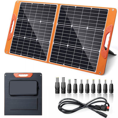 Pacchetto di sistema solare ripiegabile da 100W RV Off Grid per campeggio e escursioni