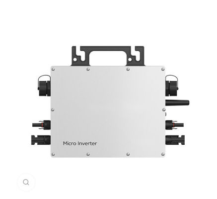 600W 2000W Microinverter solare di classe I per centrali elettriche a balcone con colore bianco e nero