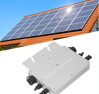 600W 2000W Microinverter solare di classe I per centrali elettriche a balcone con colore bianco e nero