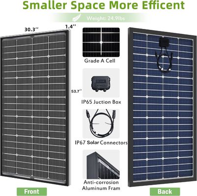 200W pannelli fotovoltaici monocristallini modulo 12V 10BB per casa RV