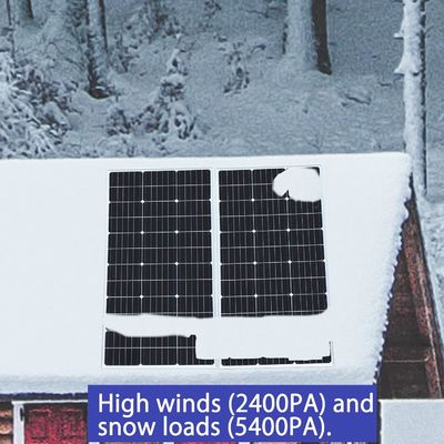 200 Watt 24V pannello solare rigido modulo monocristallino off-grid sistema
