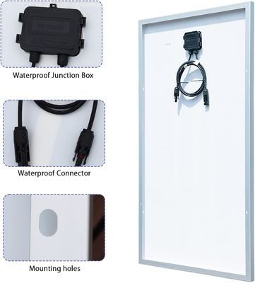200 Watt 24V pannello solare rigido modulo monocristallino off-grid sistema