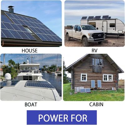 200 Watt 24V pannello solare rigido modulo monocristallino off-grid sistema