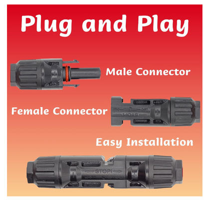 Cable di estensione con connettori maschili e femminili