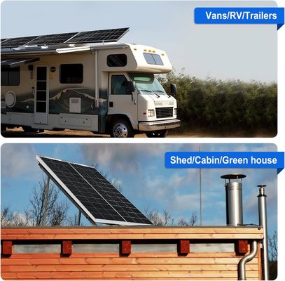 Kit di pannelli solari monocristallini MPPT Off Grid 400 Watt 12V