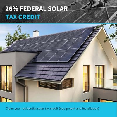 24V 320W pannello solare monocristallino On Off Grid per rimorchi RV