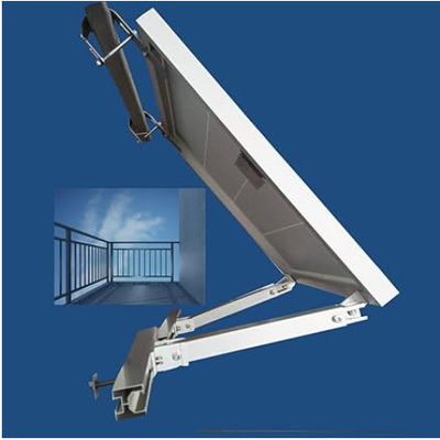 Balcone a prova di ruggine pannelli solari supporti di montaggio leggeri con bianco