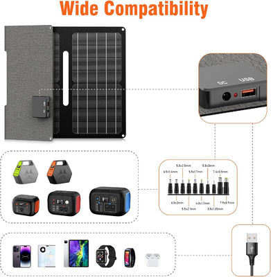 30 Watt Balcone portatile pannelli solari Silicio monocristallino impermeabile