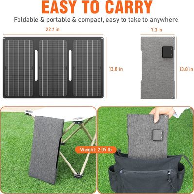 30 Watt Balcone portatile pannelli solari Silicio monocristallino impermeabile