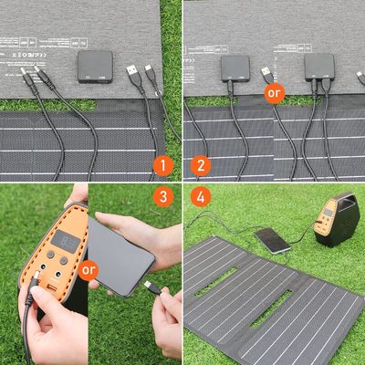 30 Watt Balcone portatile pannelli solari Silicio monocristallino impermeabile
