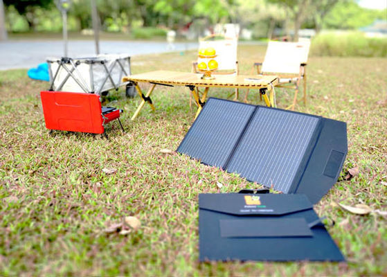 FT160 Sistema di caricabatterie per celle solari portatili flessibili 160W 18V con ABS nero