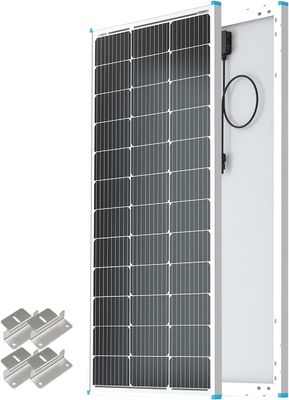 Pannelli solari monocristallini fotovoltaici per balconi 100 Watt 12V OEM