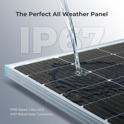 Pannelli solari monocristallini fotovoltaici per balconi 100 Watt 12V OEM