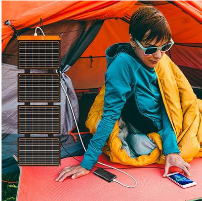 FT40 Piccolo caricabatterie solare portatile USB Modulo monocristallino IP67 impermeabile