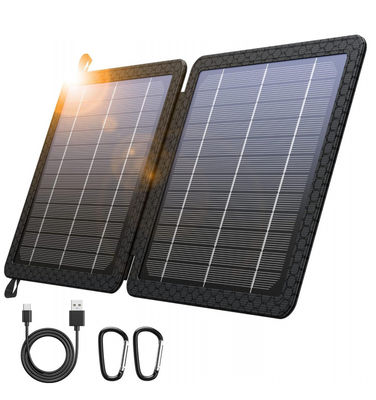 10W Portable Solar Charger Bank per campeggio 5V 2A impermeabile IPX4