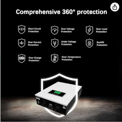 FT3000 Invertitore ibrido solare 3200WConstruito in 80A MPPT Controller di carica solare con bianco