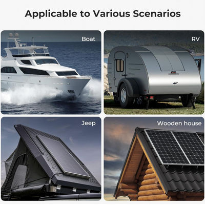 ETFE nero 100 Watt pannello solare monocristallino flessibile